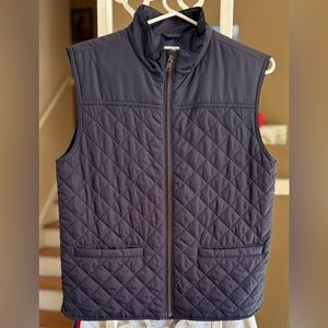 Crewcuts Navy Quilted Vest
